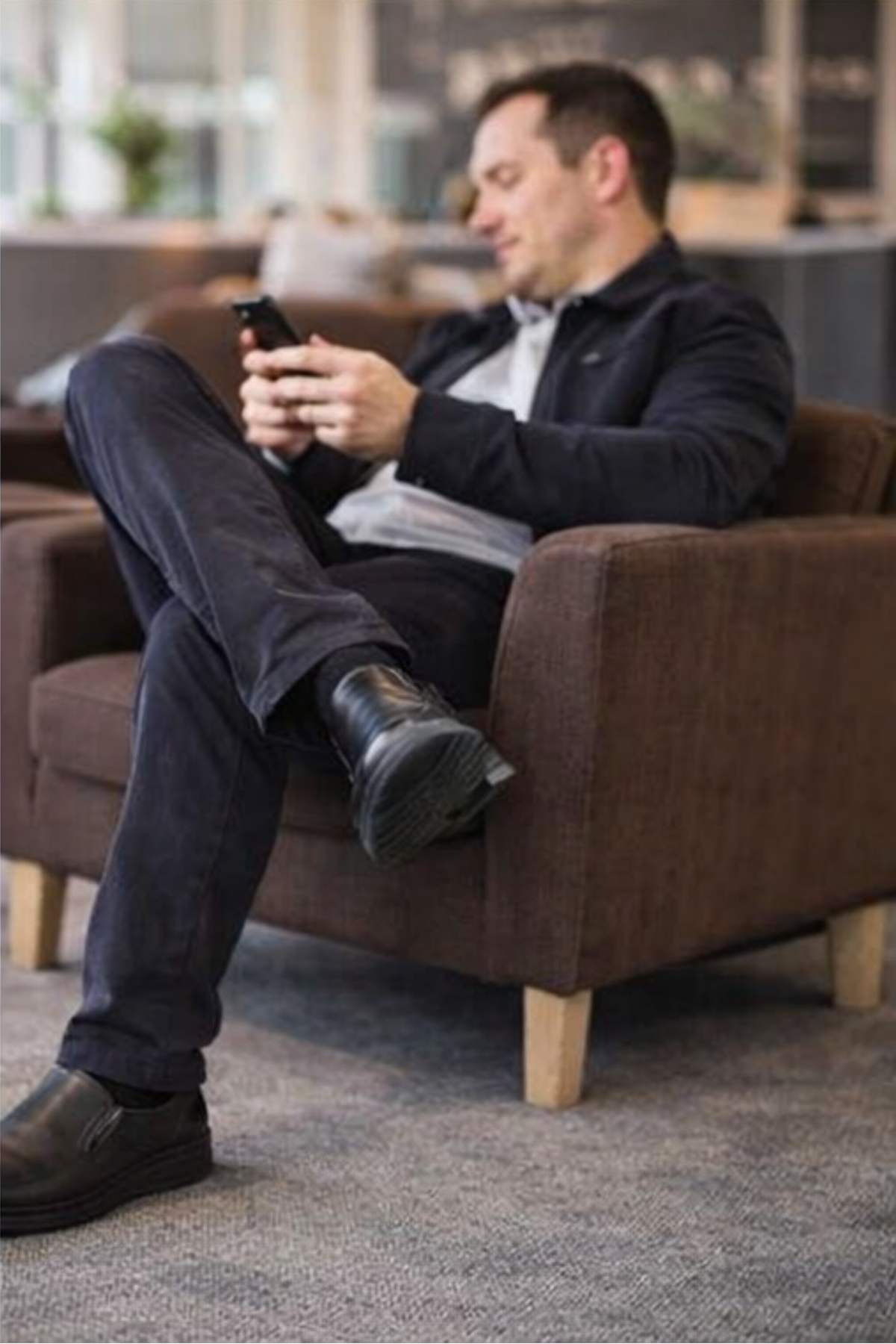 ComfortPro Erkek Hakiki Deri Ortopedik Günlük Ayakkabı – Bağcıksız, Premium Konforlu İç Deri