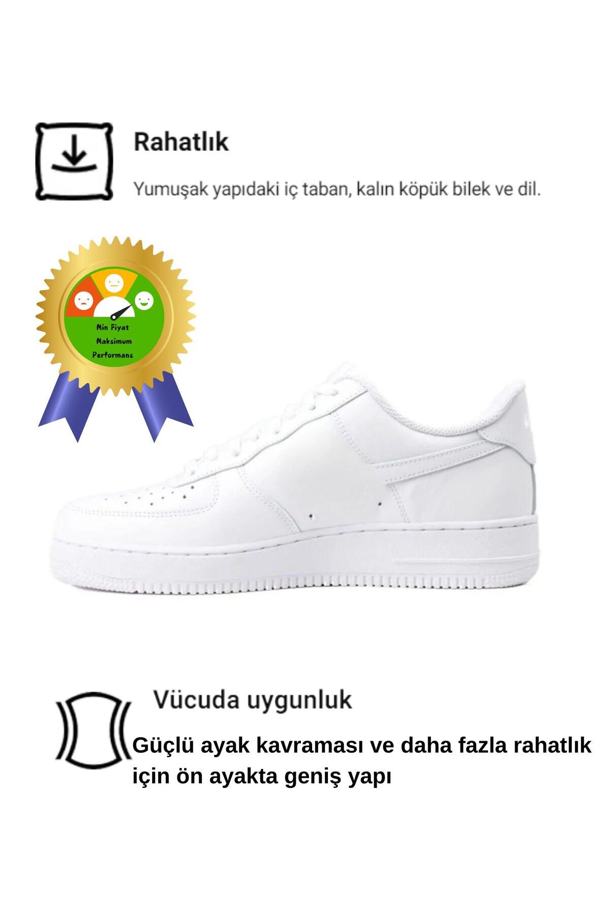 Trend Süper Rahat 4 Mevsim Unisex Günlük Yürüyüş Spor Ayakkabı Sneaker