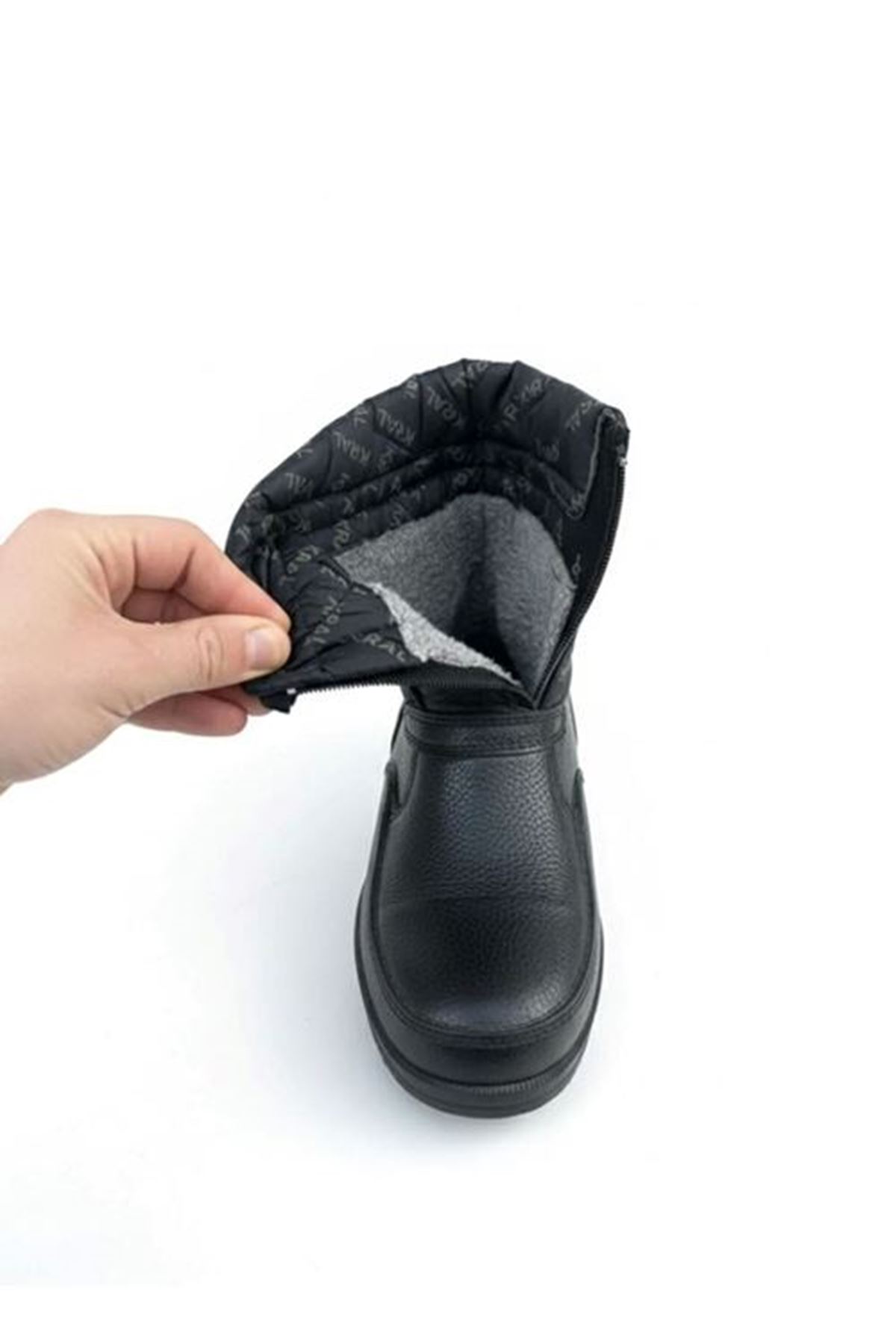 Erkek Kar Botu – İçi Yünlü, Fermuarlı, Suya Dayanıklı, Kışlık Outdoor