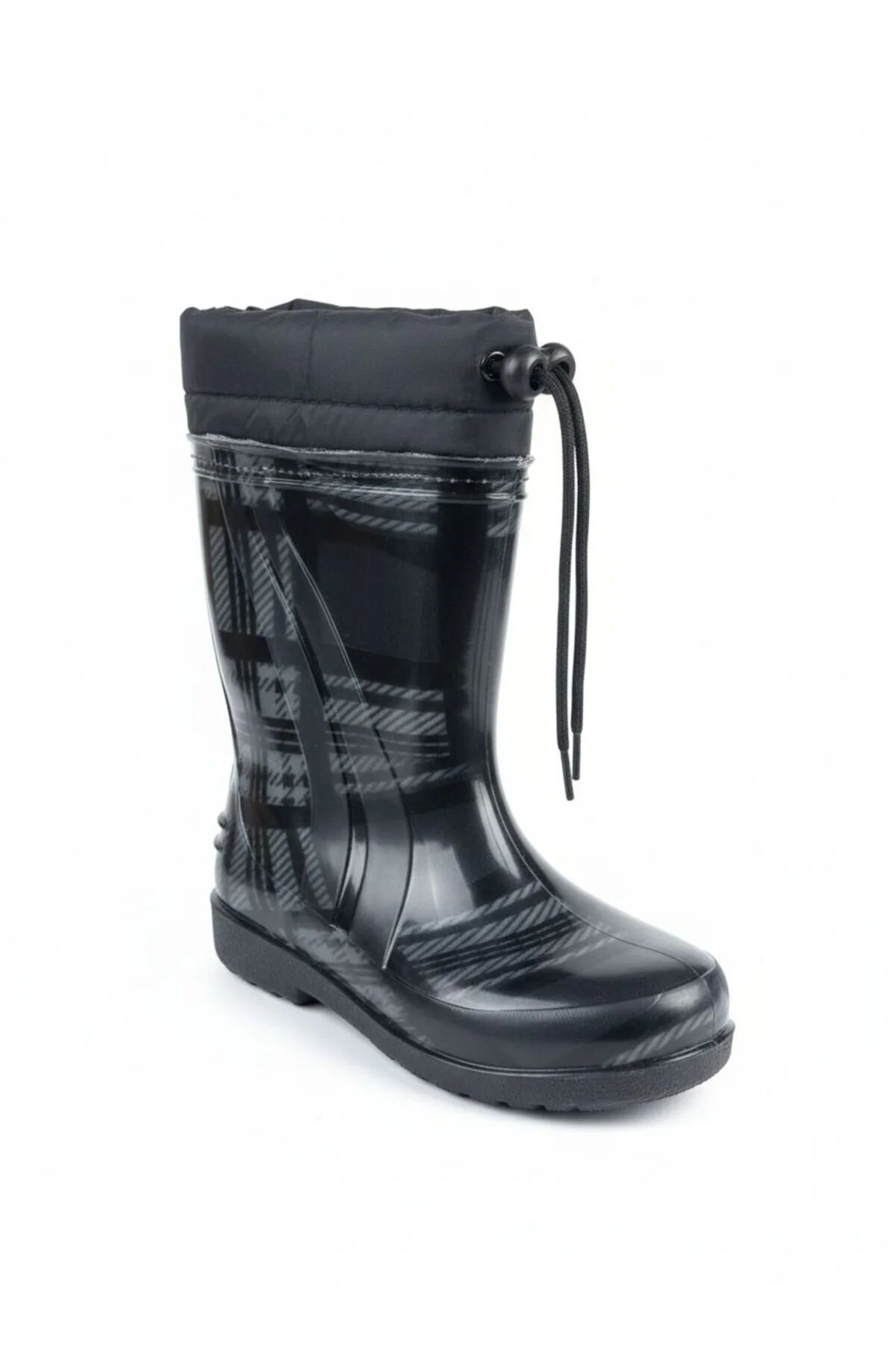 Çocuk 30-35 Premium Su Geçirmez Yün Astarlı Yağmur ve Kar Çizmesi Kaymaz Taban