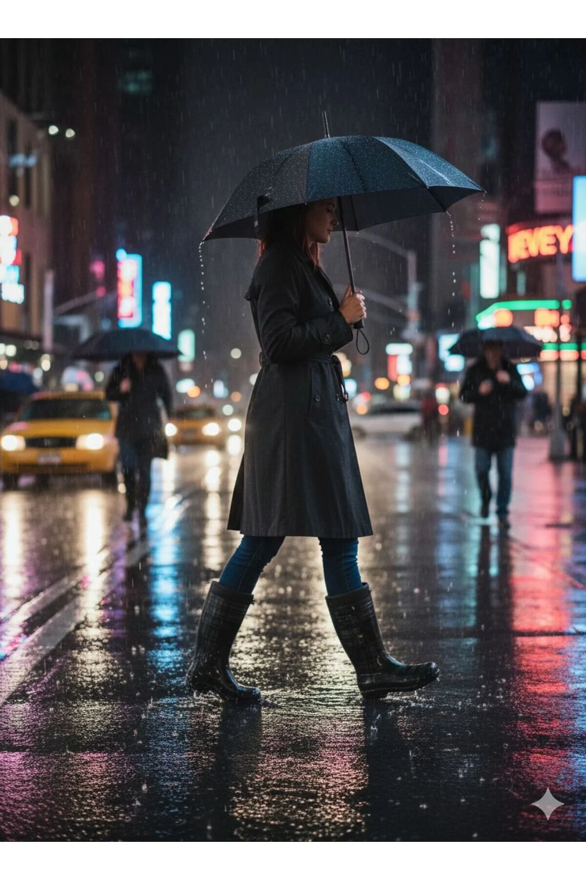 Çocuk 30-35 Premium Su Geçirmez Yün Astarlı Yağmur ve Kar Çizmesi Kaymaz Taban