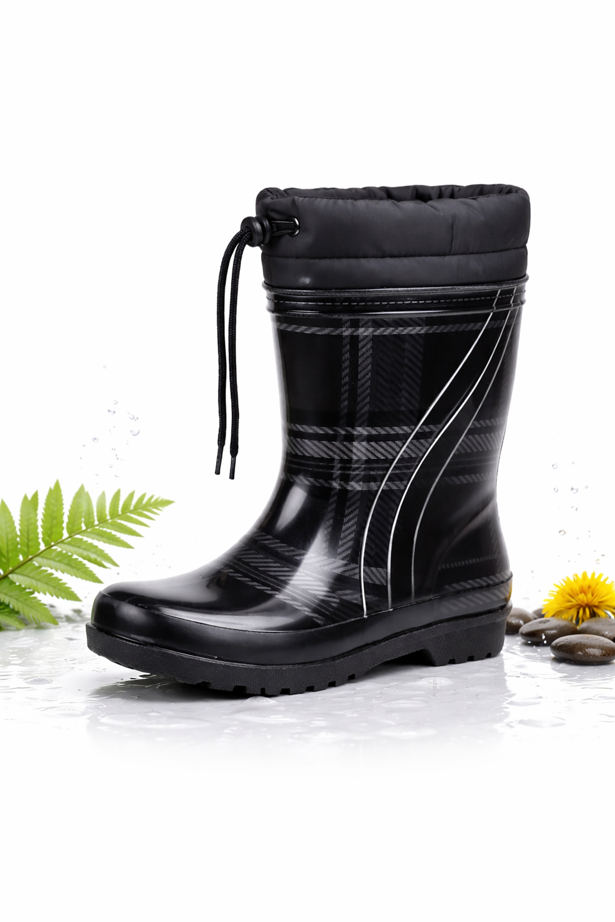 Raining Su Geçirmez Kamuflaj Yağmur Çizmesi – Kaymaz Taban Outdoor Bot - 