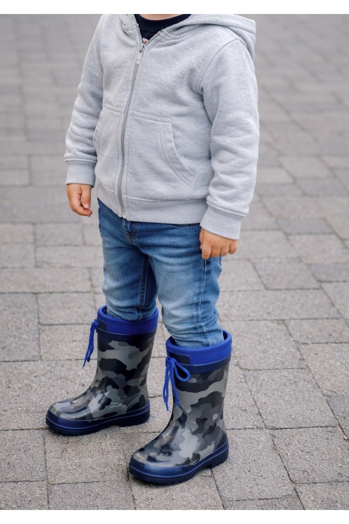 Raining Su Geçirmez Kamuflaj Yağmur Çizmesi – Kaymaz Taban Outdoor Bot