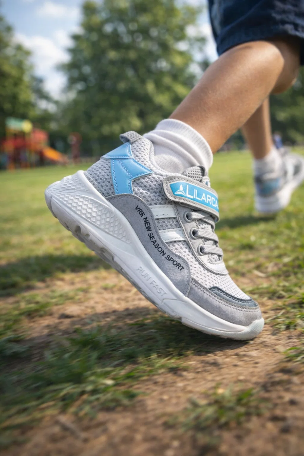 Unisex Kız Çocuk Erkek Çocuk Yazlık Spor Ayakkabı – Konforlu, Dayanıklı, Cırt Bantlı