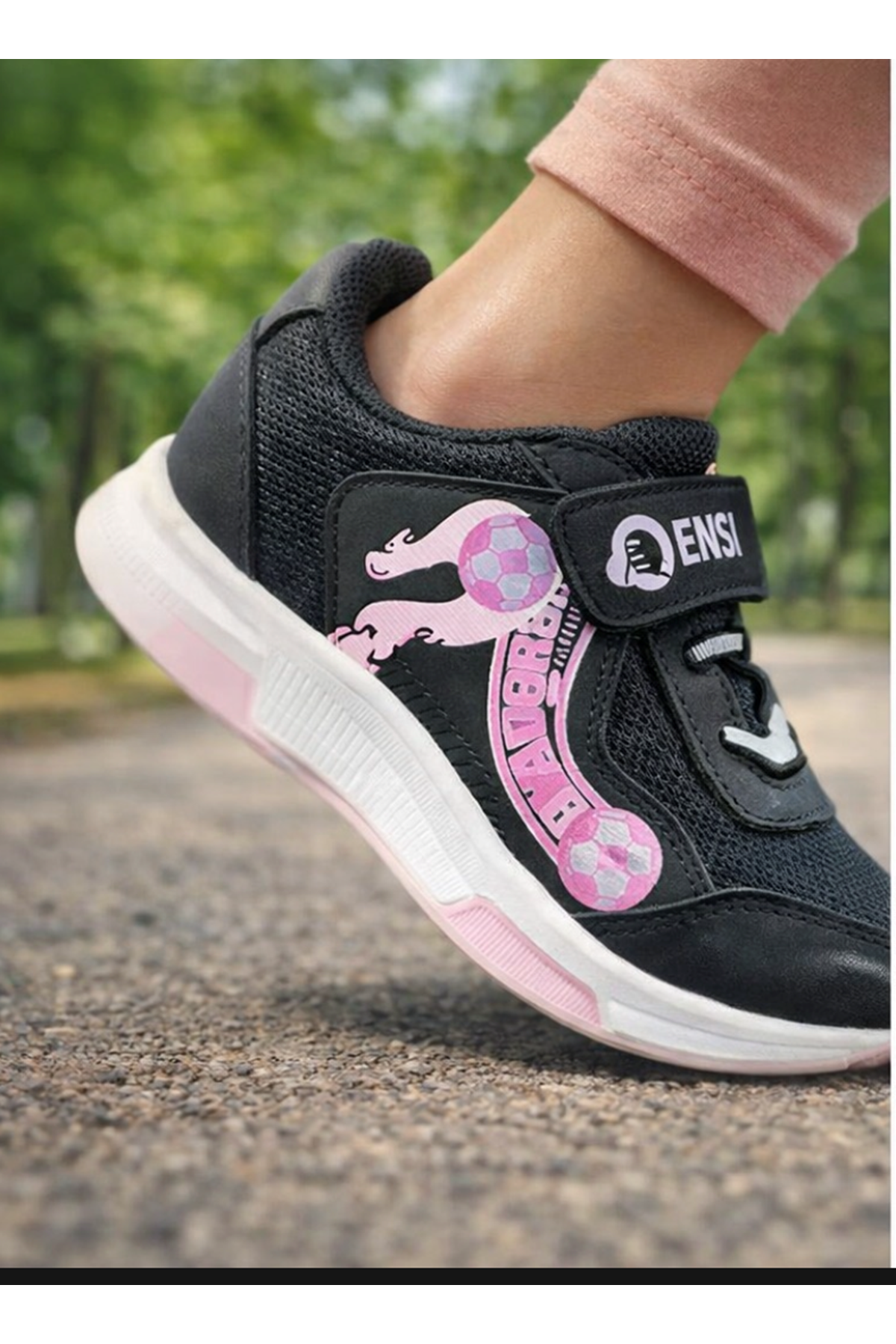 Kız Çocuk Rahat Cırtlı Günlük Ayakkabı