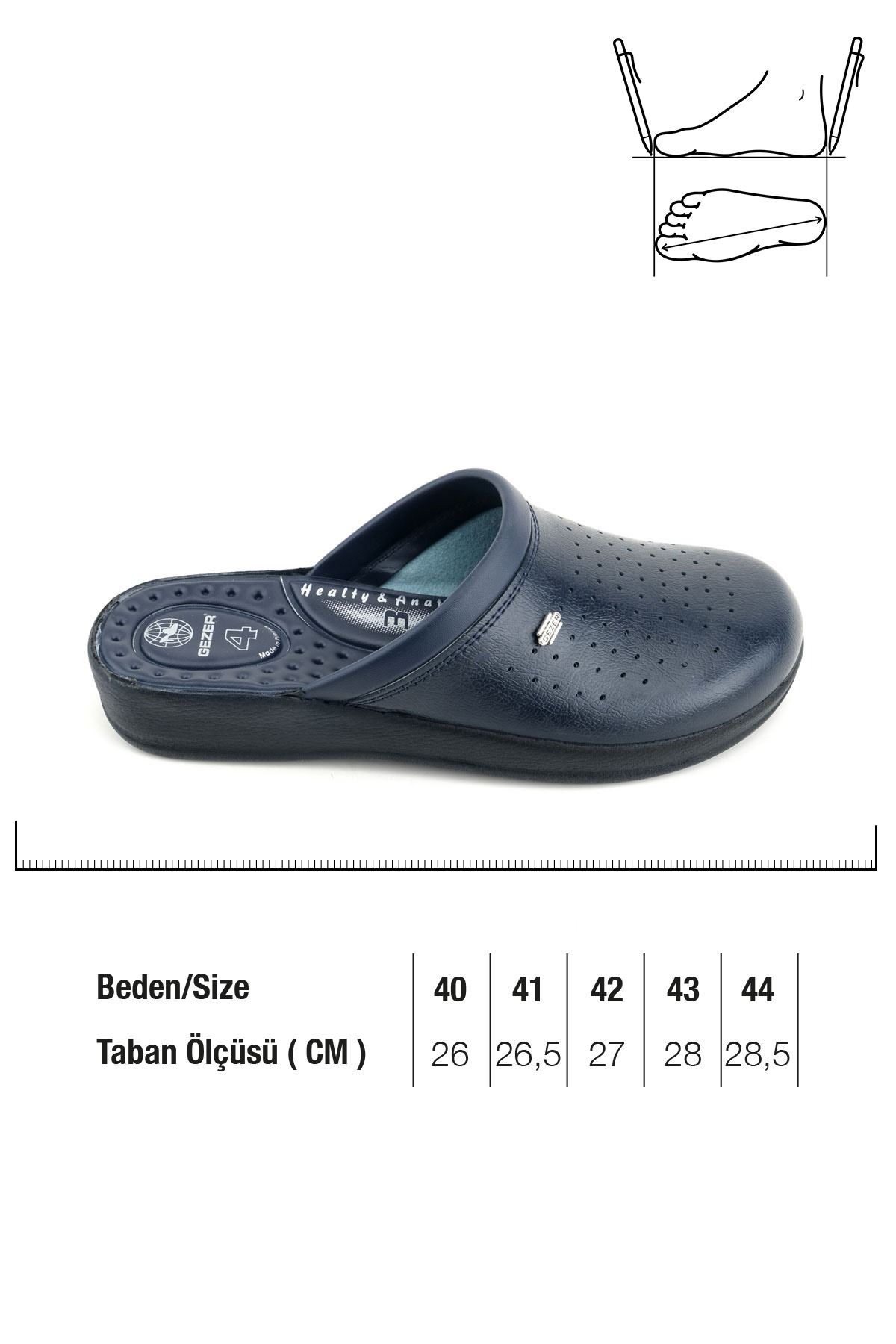 4 Nokta Destekli Ortopedik Yumuşak Taban Hemşire Doktor Aşçı Hastane Terliği