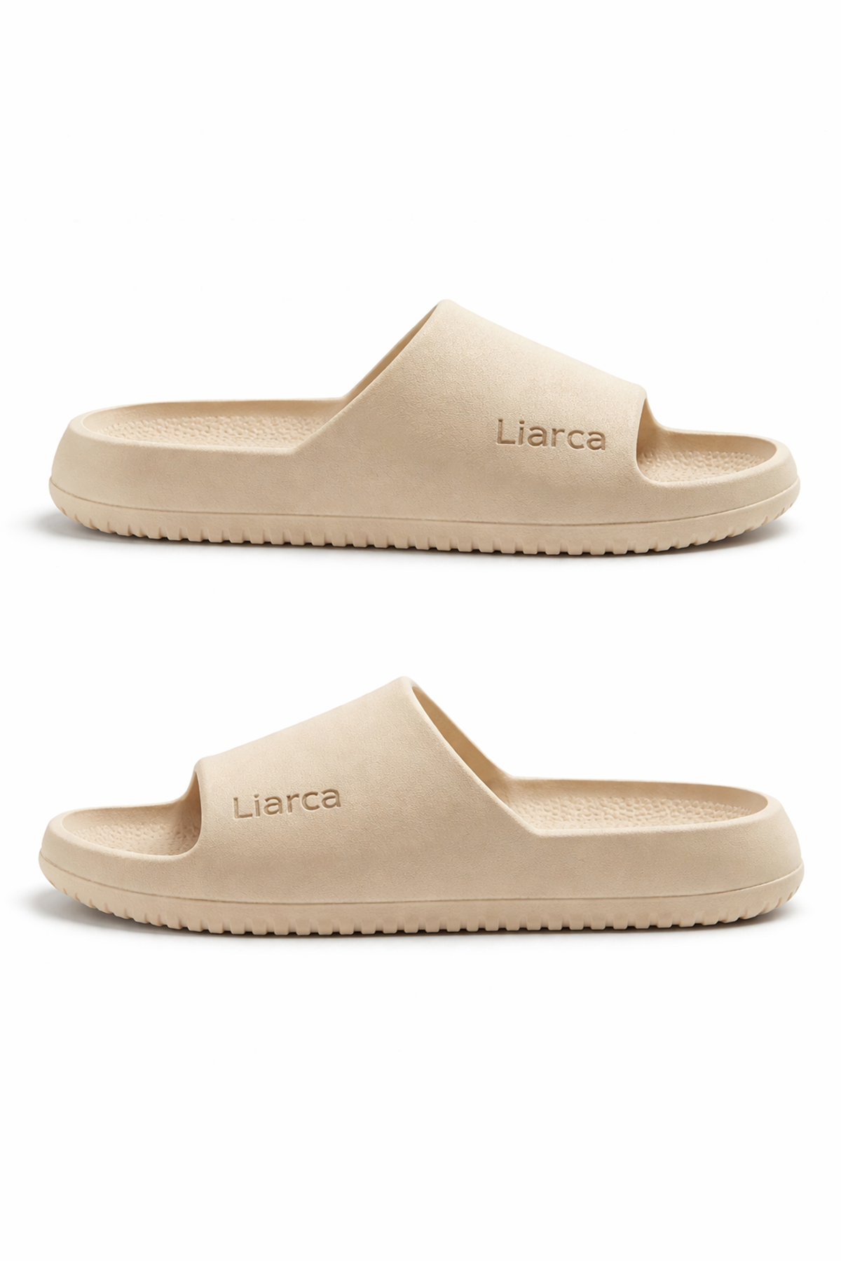 Liarca Erkek/Kadın Bej EVA Terlik – Hafif, Kaymaz Taban, Günlük Rahat Terlik 