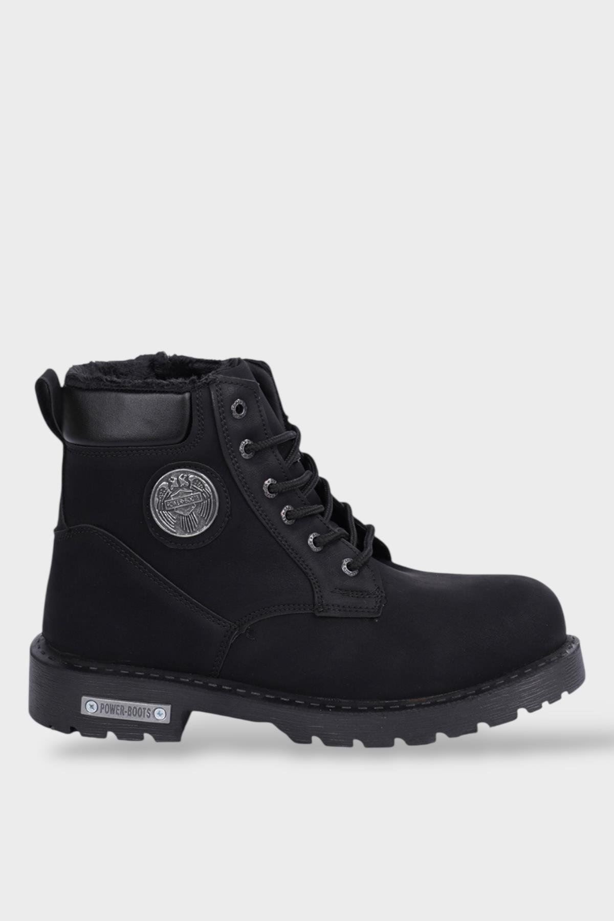 Hakiki Deri Hafif Soğuk Geçirmez Kaymaz Rahat İç Taban Kışlık Unisex