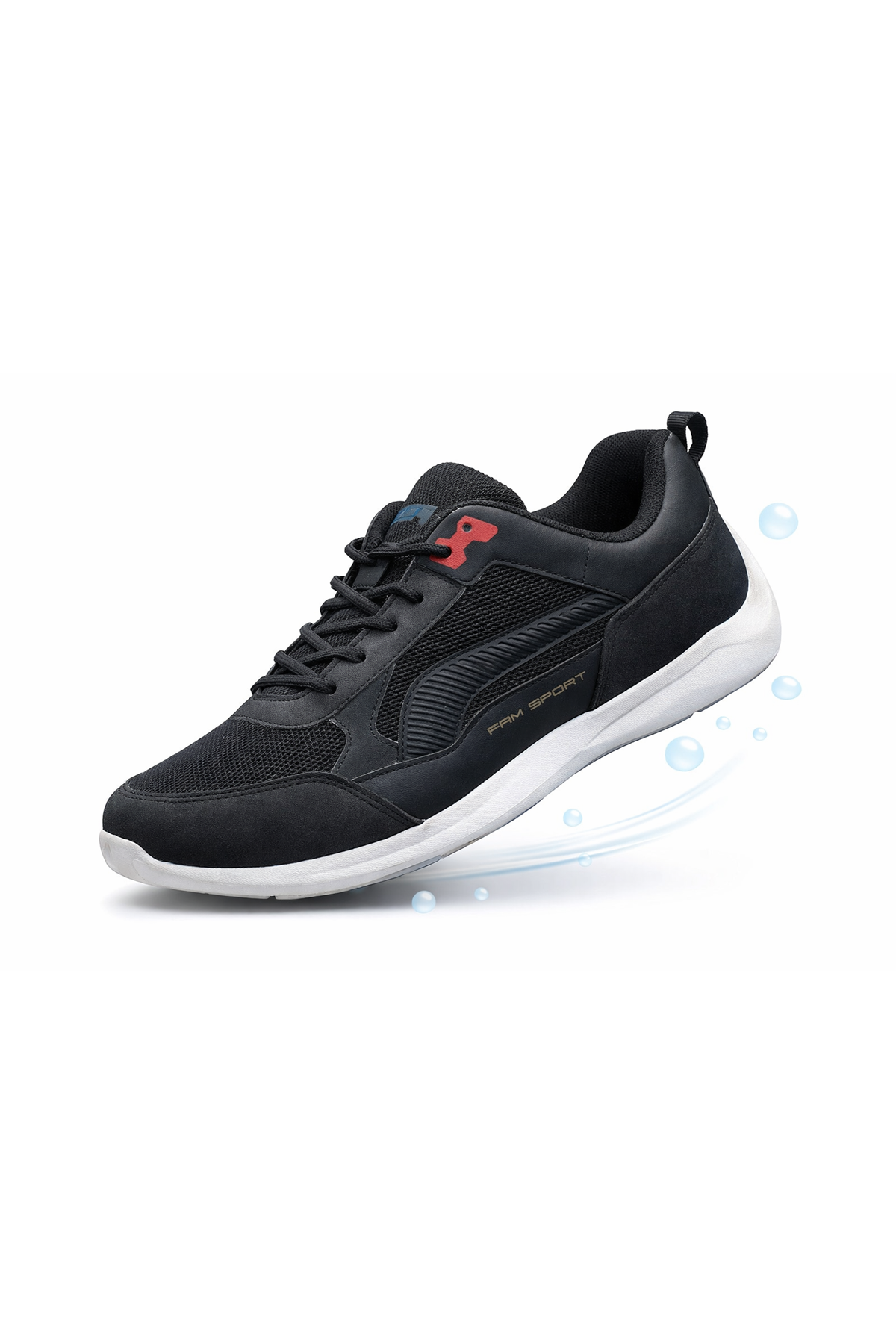 FAM Sport Siyah Erkek Spor Ayakkabı – Hafif & Nefes Alabilir Günlük Sneaker