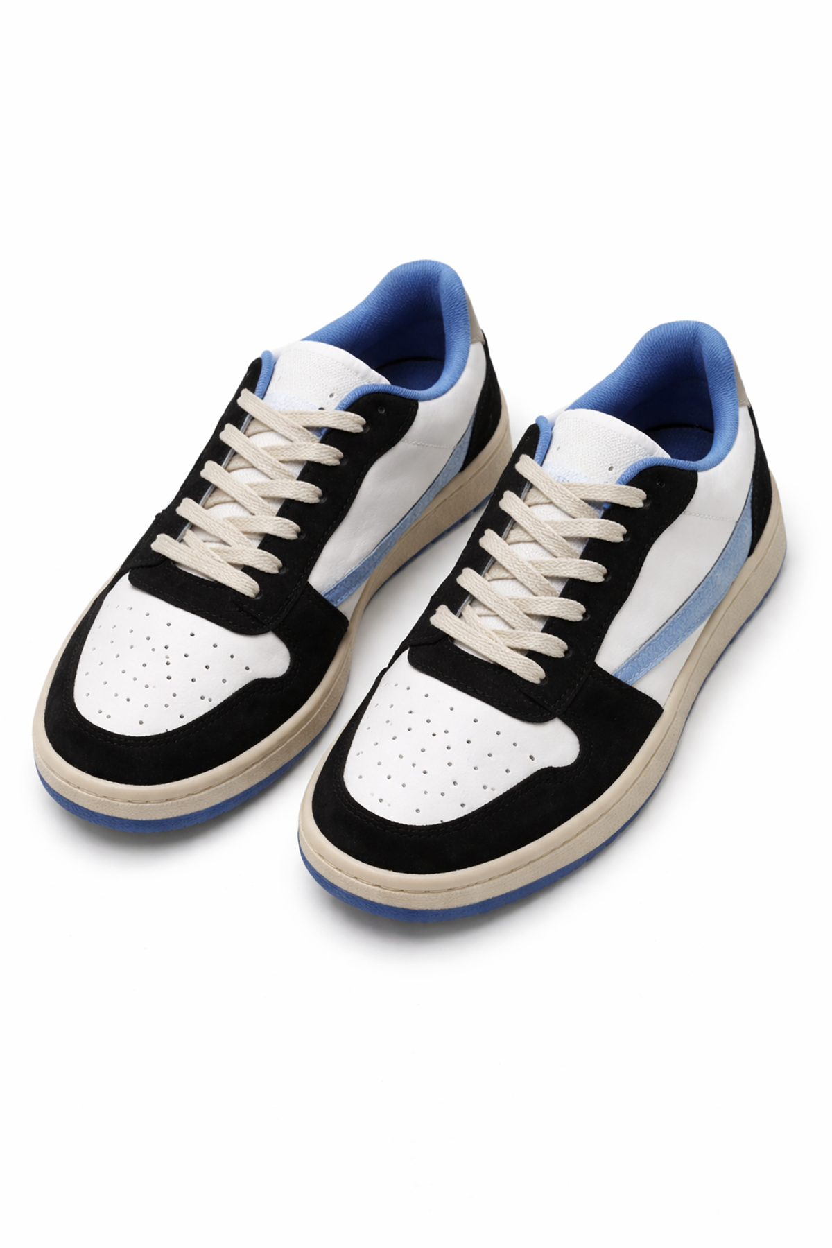 AEROFLEX EasyFit Sneaker – Günlük Spor Mavi Ayakkabı, Kolay Giyilebilir Tasarım, Hafif ve Konforlu Cırtlı