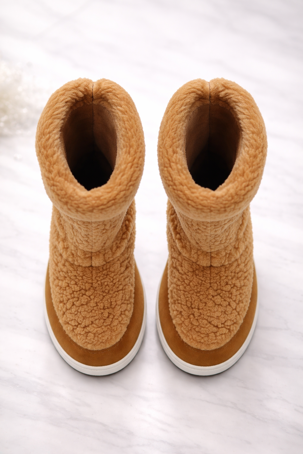 Aurora Camel Kadın Baharlık Bot – Su Geçirmez, Kürklü, Kaymaz Tabanlı Baharlık Bot (1 Beden Büyük Önerilir)