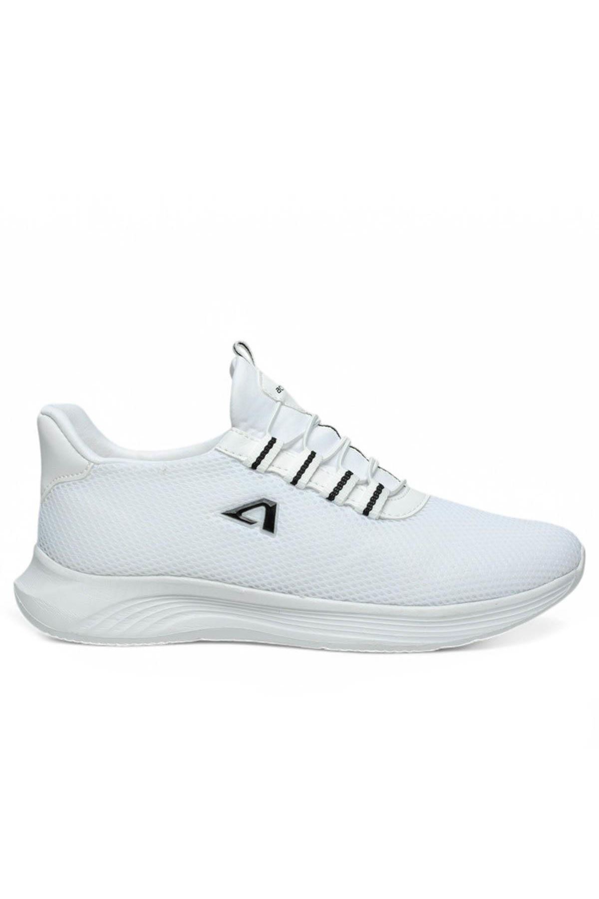 Velora Air Unisex Sneaker Hafif Nefes Alabilir Günlük Spor Ayakkabı Beyaz Siyah