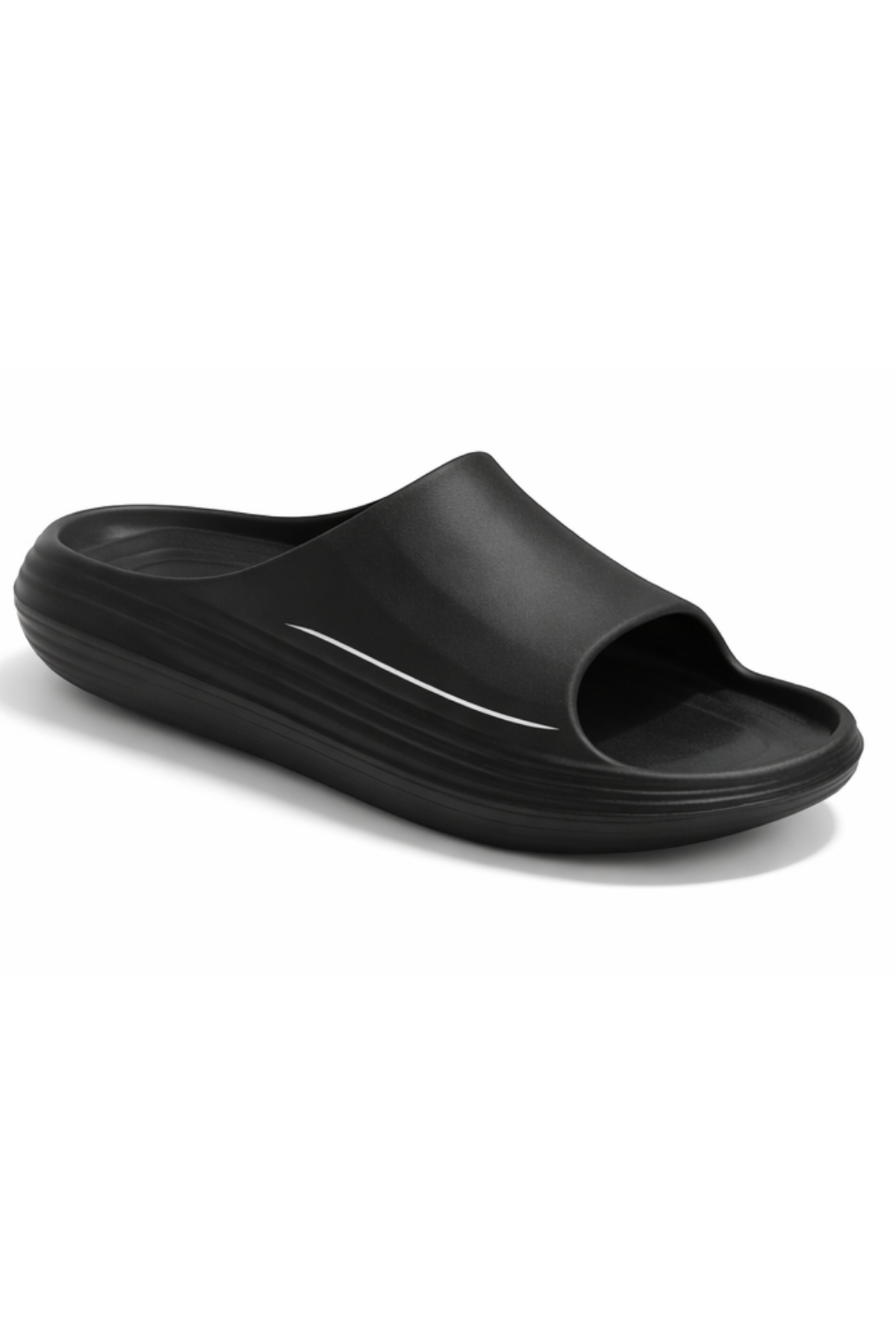 Reaction Yeni Sezon Erkek Kadın Siyah EVA Terlik –  Kaymaz Taban, Günlük Rahat Terlik