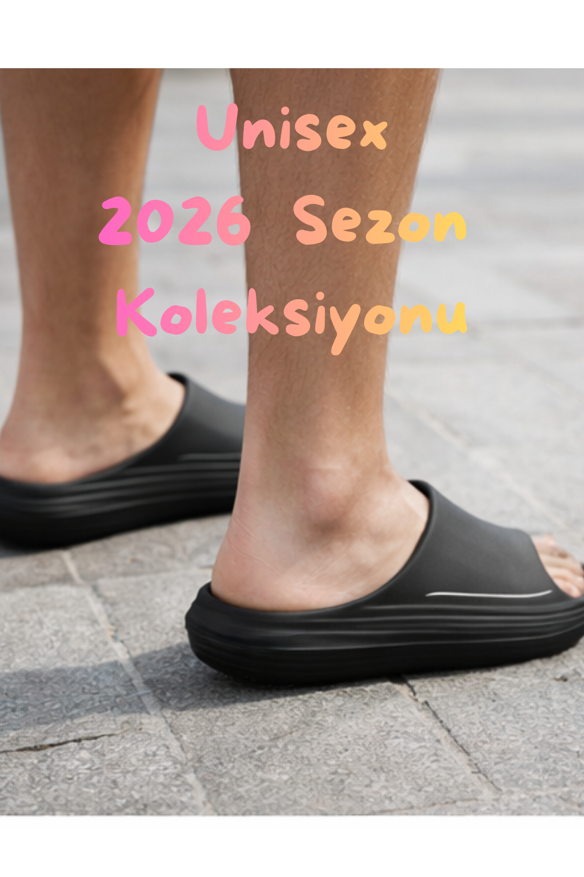 Reaction Yeni Sezon Erkek Kadın Siyah EVA Terlik –  Kaymaz Taban, Günlük Rahat Terlik