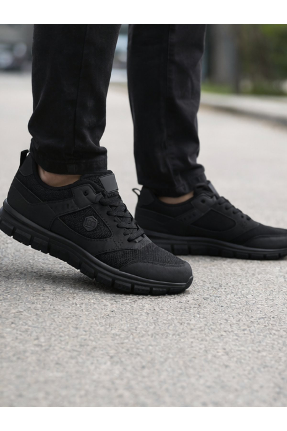 Büyük Beden Ortopedik Rahat Taban Bağcıklı Triko File Yazlık Spor Yürüyüş 45 46 47 Numara Ayakkabı Sneaker