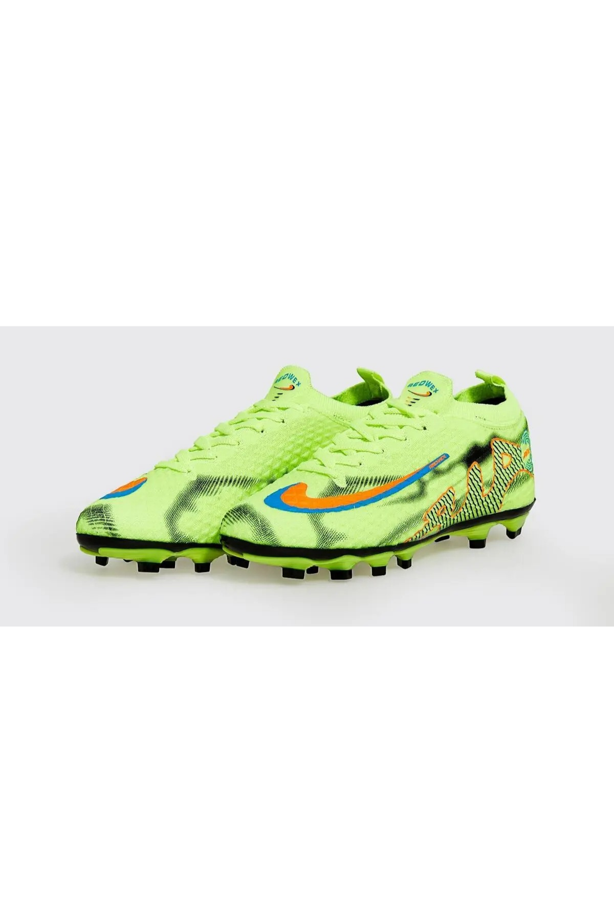 Pro-X Profesyonel Futbol Ayakkabısı Halısaha Çim Saha Çoraplı Çocuk Krampon Yetişkin