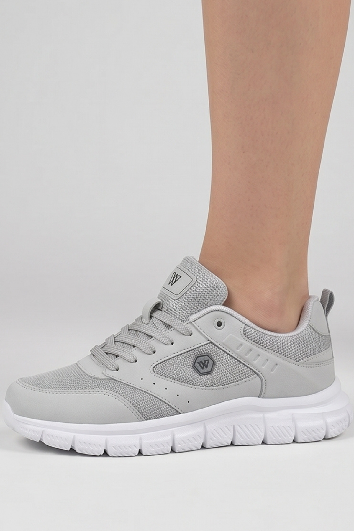 Büyük Beden Ortopedik Rahat Taban Bağcıklı Triko File Yazlık Spor Yürüyüş 45 46 47 Numara Ayakkabı Sneaker