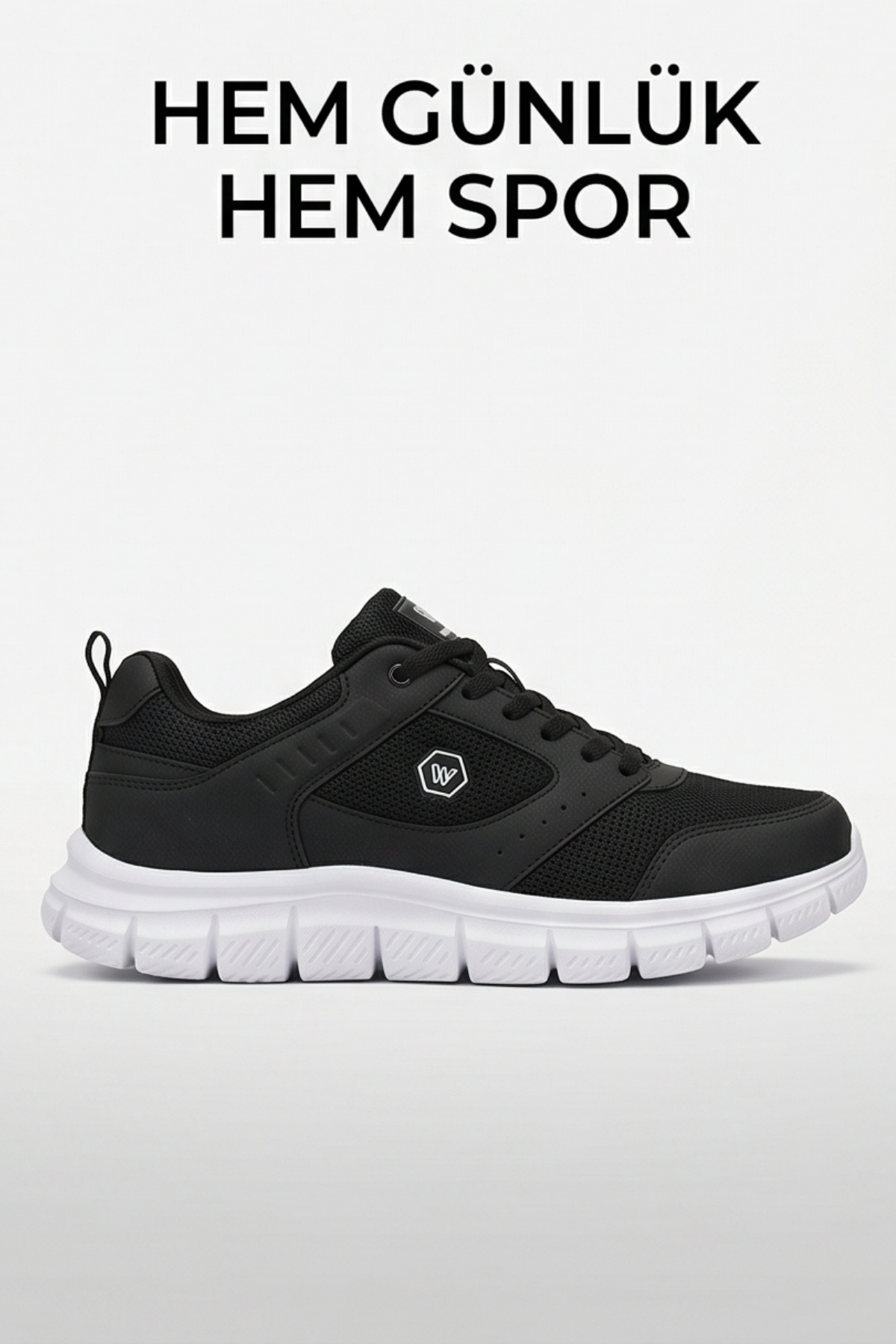 AEROSTRIDE Flex Ultra Comfort Max Siyah Beyaz Unisex Spor Ayakkabı Hafif Nefes Alabilen Günlük Rahat Yürüyüş Sneaker