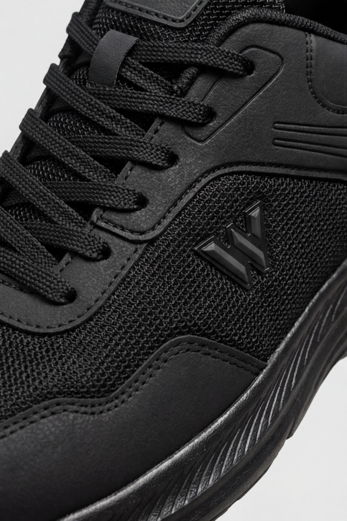 Comfy Step Siyah Günlük Spor Sneaker – Kaymaz Taban Konfor Serisi Erkek Ayakkabı 