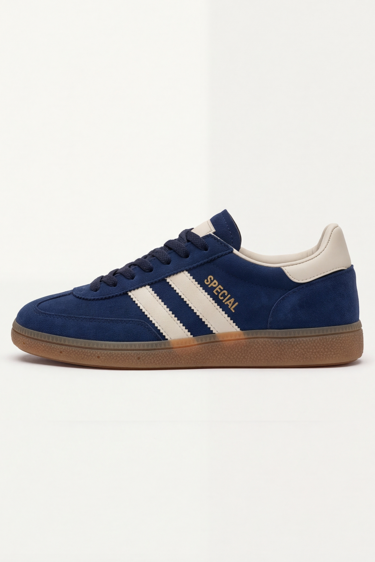 Timeless Classic Beyaz Lacivert-Bej Premium Konfor & Zamansız Stil Günlük Unisex Sneaker Ayakkabı