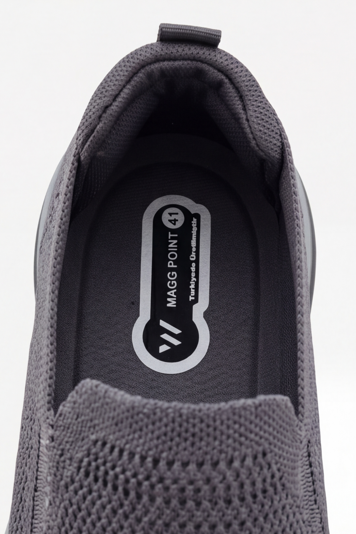 Ultra Hafif Nefes Alabilir Füme Gri Slip-On Sneaker Günlük Rahat Erkek Spor Ayakkabı
