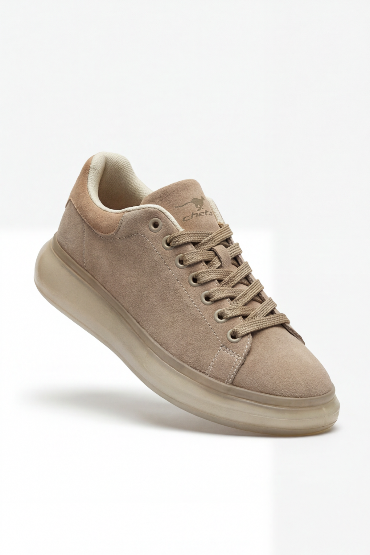 6073 Sınırlı Sayıda Hakiki Deri Yüksek Jel Taban İthal Bağcıklı Sneaker Spor Ayakkabı