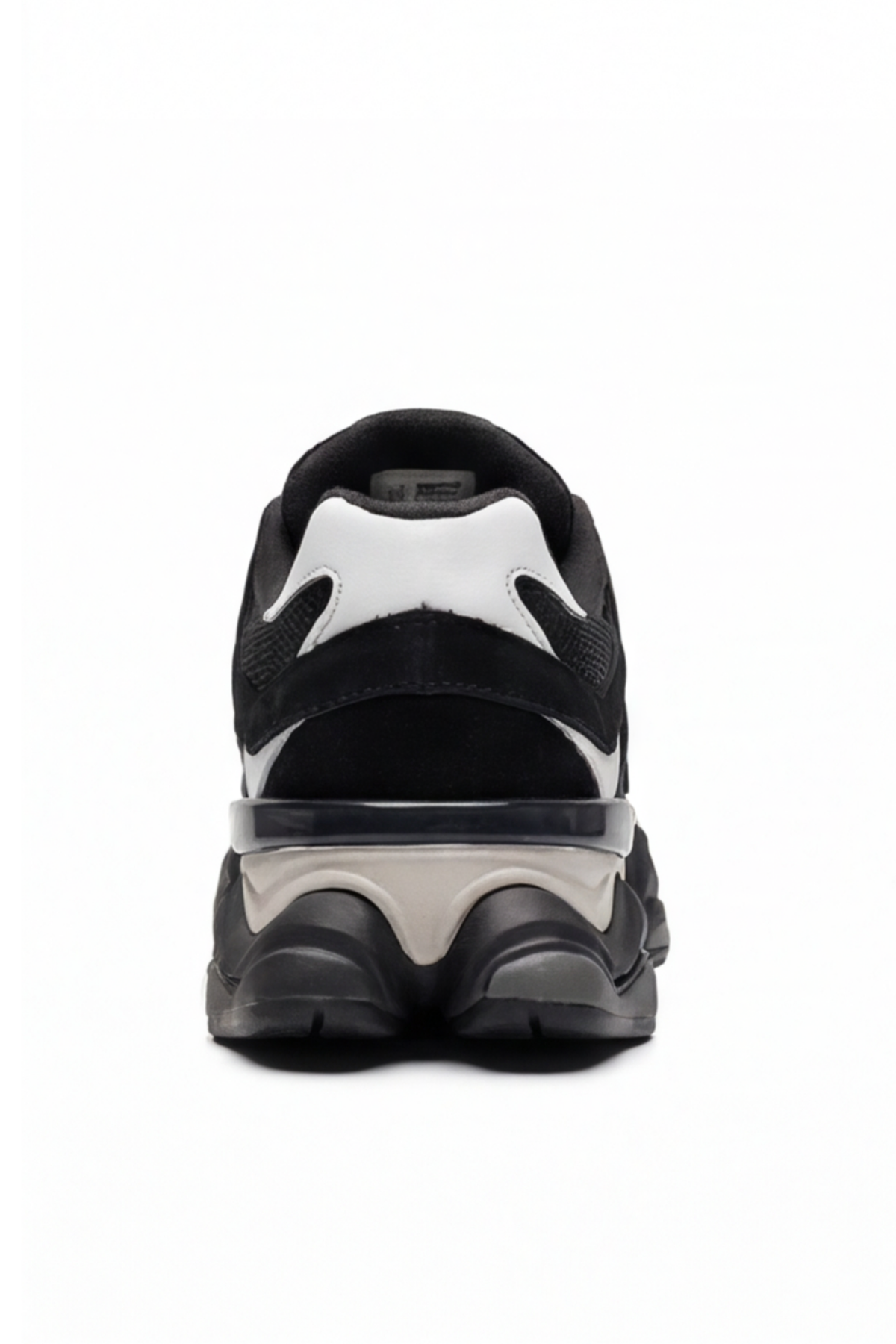 Cloud-Strut Retro-Modern Unisex Sneaker - Yüksek Tabanlı, Nefes Alabilen File Panelli Siyah Beyaz Günlük Spor Ayakkabı ve Yürüyüş Serisi