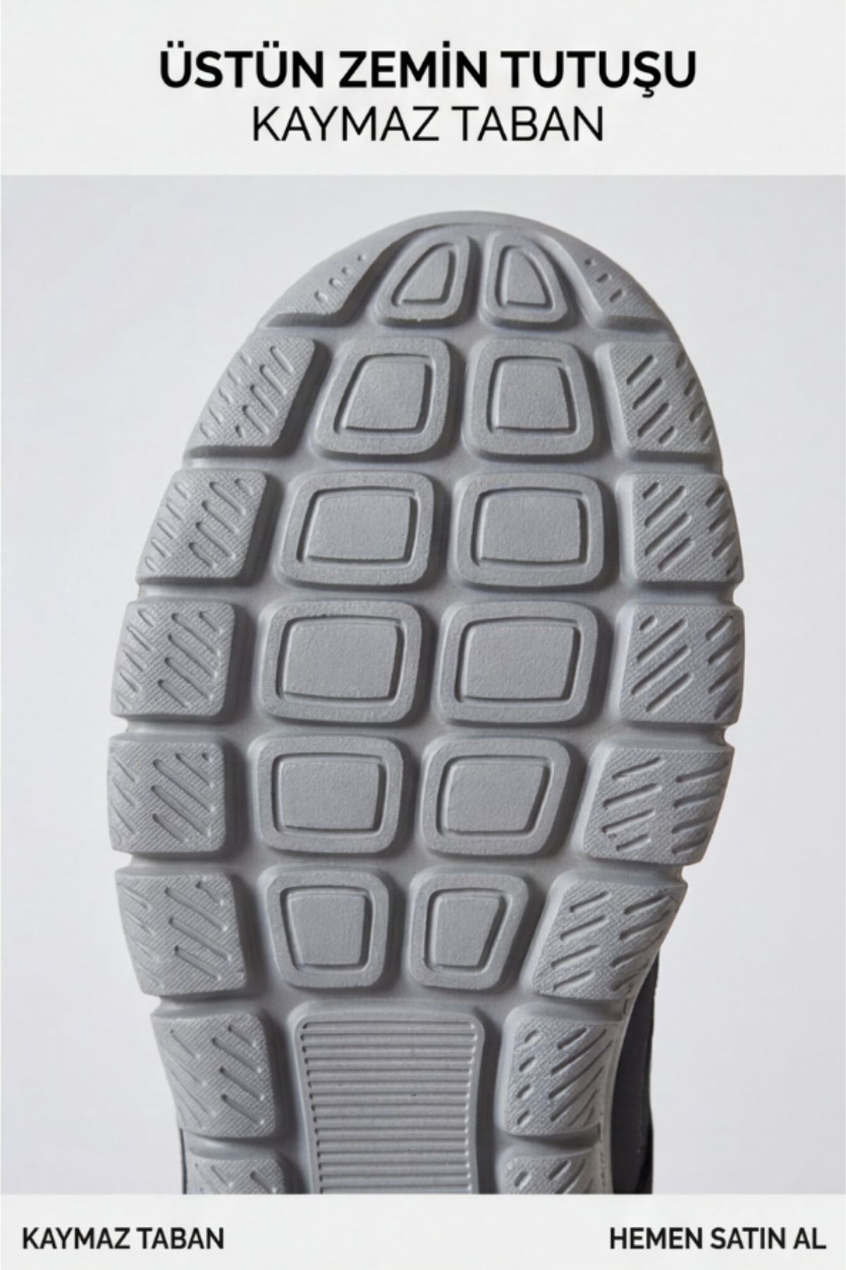 PureWalk Unisex Füme Kalın Tabanlı Spor Ayakkabı - Hafif Esnek Günlük Yürüyüş Sneaker Rahat Koşu ve Şehir Ayakkabısı