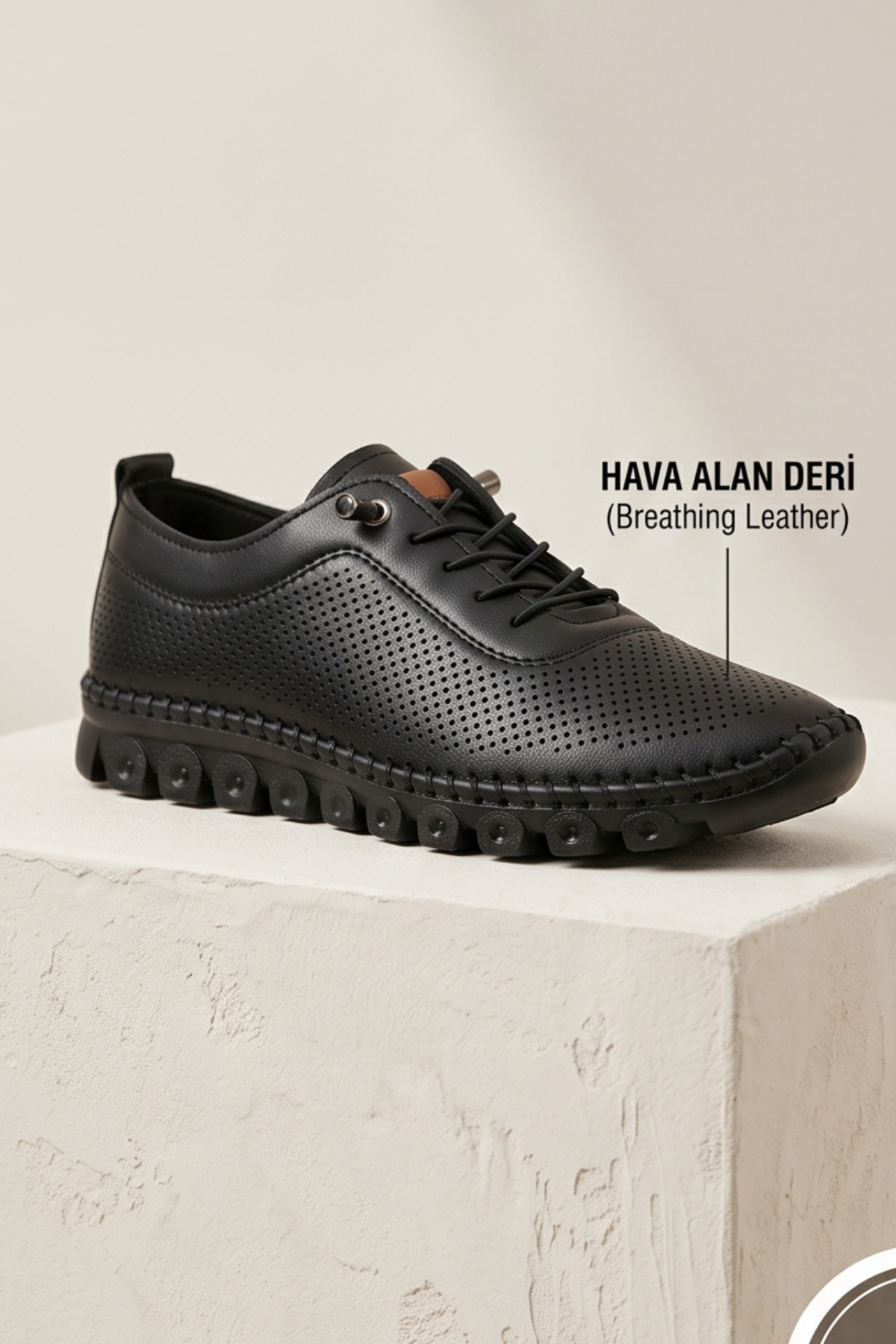 FlexiGel Tam Ortopedik Jel Tabanlı Kadın Siyah Loafer - Ultra Esnek Nefes Alabilir Hafif Günlük Anne Ayakkabısı