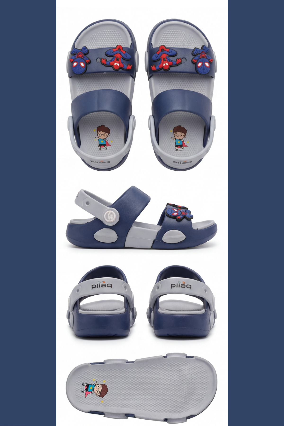 SuperNova Ultra Konfor Çift Tabanlı Ortopedik Bebek ve Çocuk Sandalet Terlik(31-36 Beden)