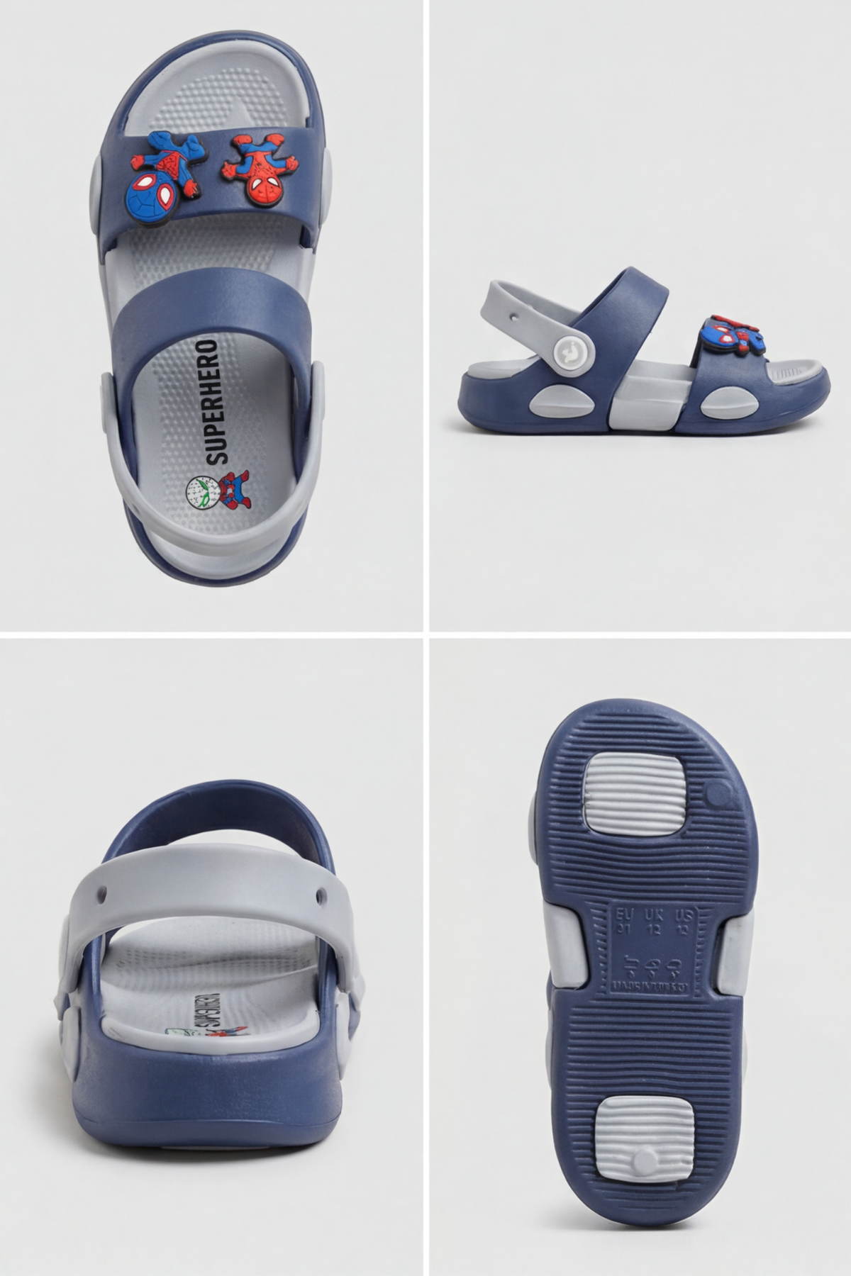SuperNova Ultra Konfor Çift Tabanlı Ortopedik Bebek ve Çocuk Sandalet Terlik(31-36 Beden)