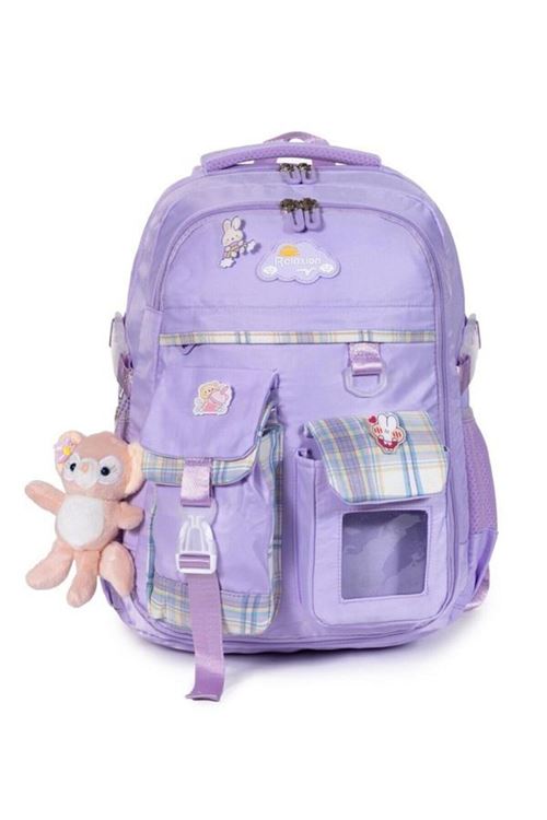 Tam Ortopedik Çok Gözlü Su Geçirmez Aksesuarlı Çocuk Okul Sırt Çanta