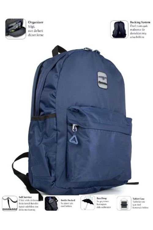 2115 Ortopedik Su Geçirmez Premium Okul & Günlük Sırt Çantası
