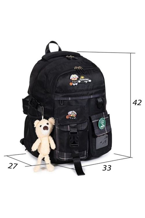 Tam Ortopedik Çok Gözlü Su Geçirmez Aksesuarlı Çocuk Okul Sırt Çanta