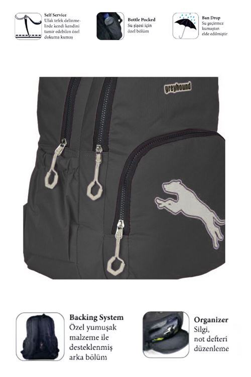 900 Ortopedik Çok Gözlü Okul & Günlük Sırt Çantası