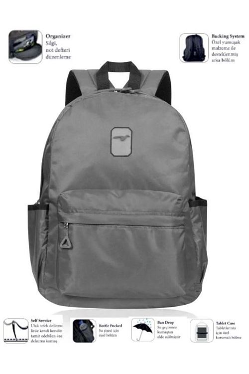 2115 Ortopedik Su Geçirmez Premium Okul & Günlük Sırt Çantası