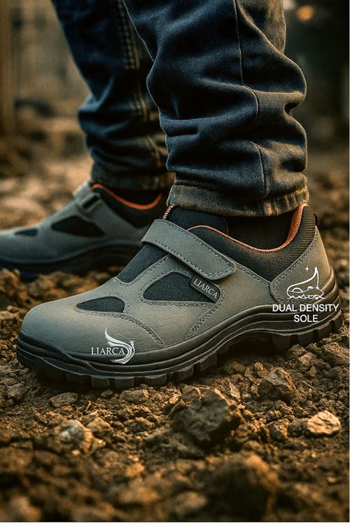 ProGuard™ Çelik Burunlu Deri İş Ayakkabısı – Hafif, Kaymaz, Şok Emici, Su & Yağ Geçirmez