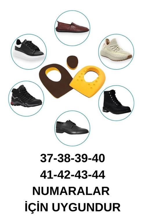 Deri Topuk Dikeni Tabanlık,Topuk Yumuşatıcı İç Taban, Gizli Topuk Dikeni Tabanlık