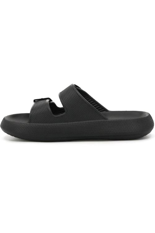 Plaj Havuz Bahçe Deniz Yazlık Yumuşak Kalın Tabanlı Çift Bant erkek Günlük Terlik