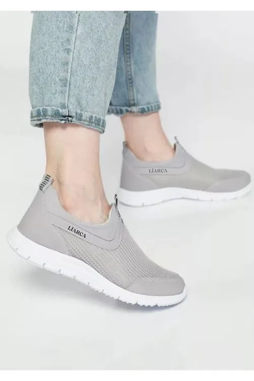 Kadın Erkek  Unisex Ortopedik Bağcıksız Nefes Alabilen Hafif Yürüyüş Sneaker Spor Ayakkabı  38 6038