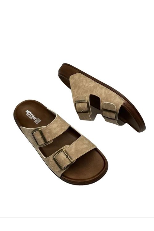 Yumuşak Deri Anatomik Terletmez Kaymaz Taban Dikişli Ultra Lüks Ayarlanabilir Erkek Terliği Çeyiz