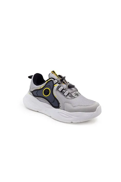 Anatomik Yüksek Taban Bağcıklı Unisex Anorak Air File 4 Mevsim Çocuk Spor Ayakkabı Sneaker