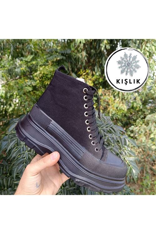 İÇİ DERİ YÜKSEK TOPUK SU GEÇİRMEZ ORTOPEDİK KIŞLIK RAHAT SÜPER LÜX BOT