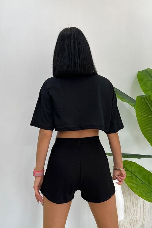Üst Kalite 30/1 Süprem Kumaş Oversize Crop