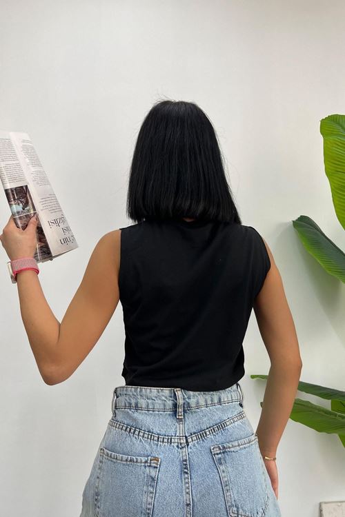 Üst Kalite 30/1 Süprem Kumaş Sıfır Kol Crop