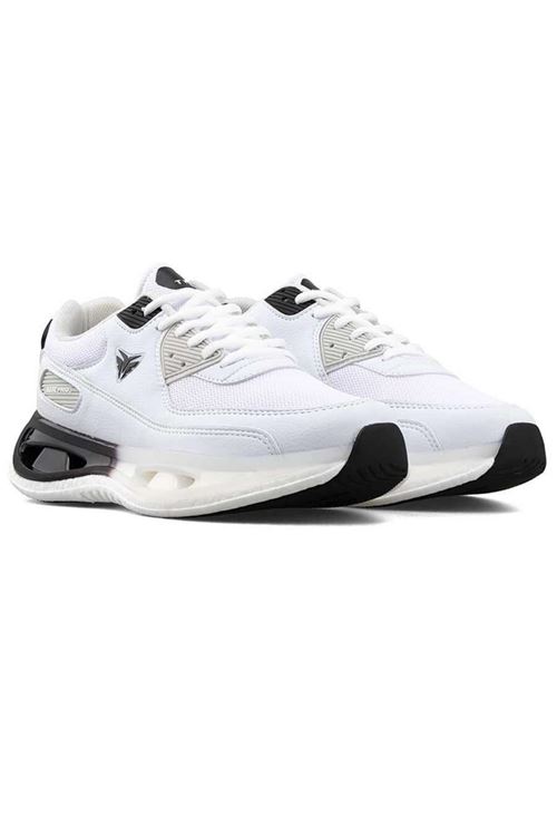 AirNova Erkek Beyaz Siyah Air Tabanlı Anatomik Comfort Günlük Spor Ayakkabı