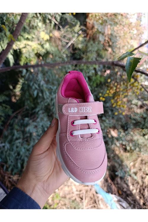 SoftBubble Kız Çocuk Rahat Deri Spor Ayakkabı Balon Taban Ortopedik Cırtlı Kışlık Günlük Ayakkabı