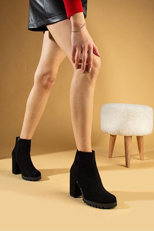 ScarletWalk Kadın Kırmızı Topuklu Rahat Bot