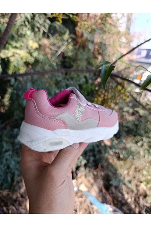 SoftBubble Kız Çocuk Rahat Deri Spor Ayakkabı Balon Taban Ortopedik Cırtlı Kışlık Günlük Ayakkabı