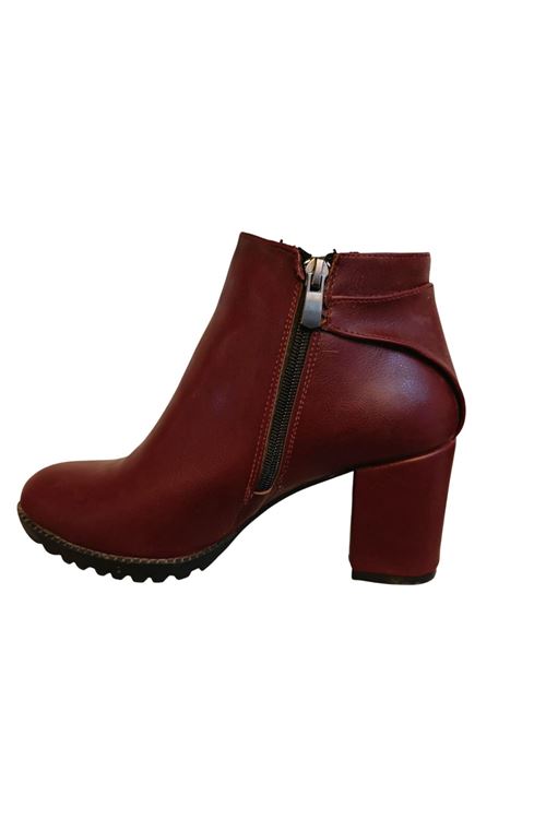 ScarletWalk Kadın Kırmızı Topuklu Rahat Bot